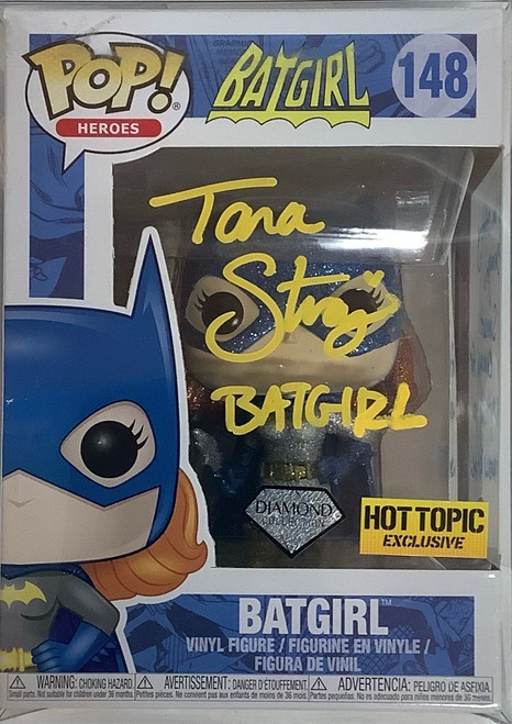 POP Heroes: POP Figure - Batgirl (Diamond Collection) (Hot Topic) (Autographed By Tara Strong)(105084513)