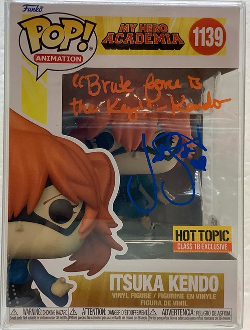 My Hero Academia : Pop Figure -  Itsuka Kendo (Hot Topick Class 1B Exclusive)(Jad Saxton Autograph)(105085201)