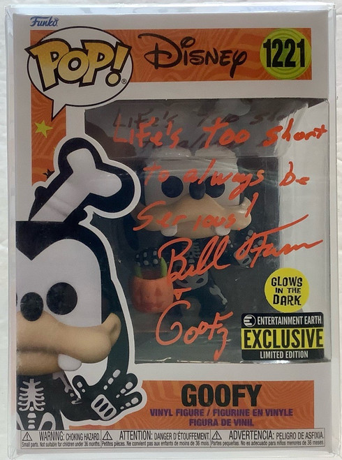 Disney: POP! Figure - Goofy (GITD) (Earth Entertainament Exclusive) (Signed by Bill Farmer)(105085005)
