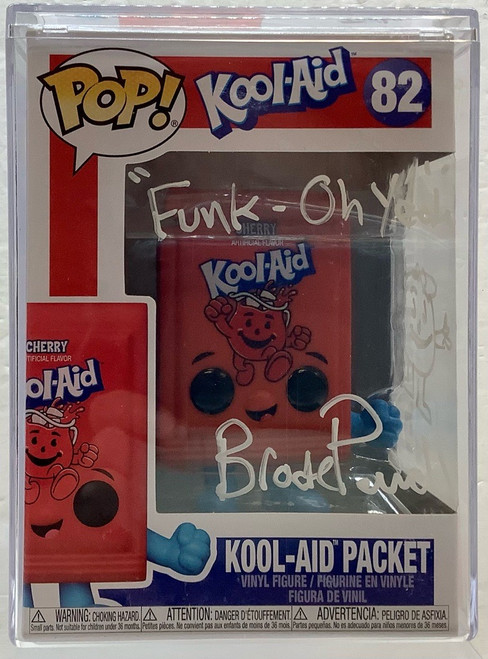 Kool-Aid: POP Figure - Kool-Aid Packet (Autographed By Brock Powell)(105085854)