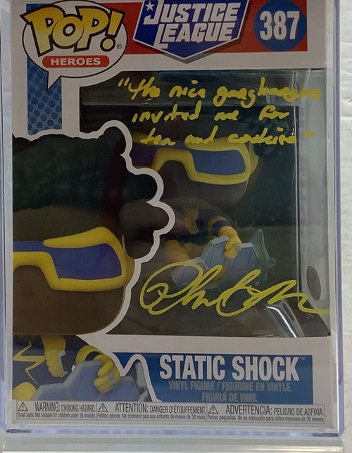 DC Comics: Funko POP - Static Shock (Special Edition)(PHIL LAMARR Autograph)(105086145)