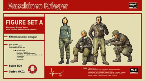 Maschinen Krieger: 1/20 Scale Model Kit - Figure Set A