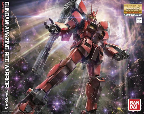 Gundam Build Fighters Try: MG 1/100 Scale Model Kit - PF-78-3A Gundam Amazing Red Warrior