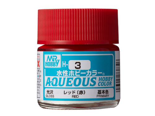 Mr. Hobby: Paint Jar - Aqueous Color H3 Red Gloss