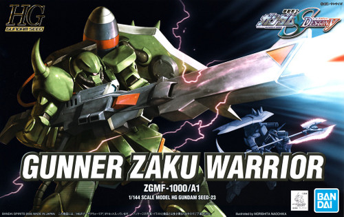 Gundam Seed Destiny: HG 1/144 Scale Model Kit - ZGMF-1000/A1 Gunner Zaku Warrior