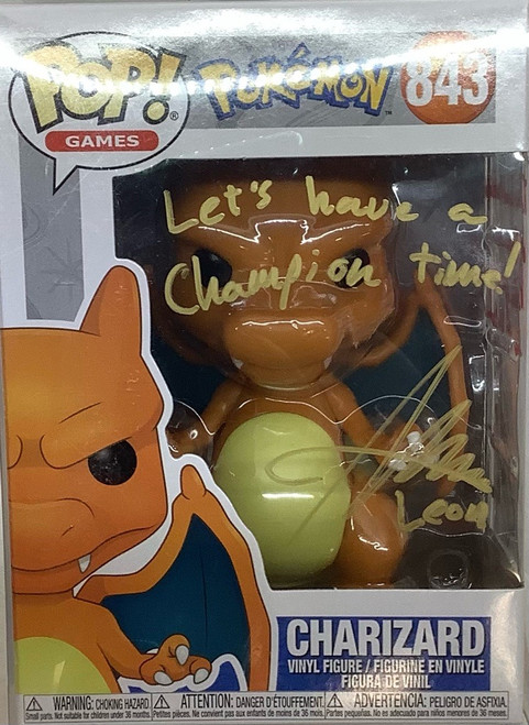 Pokemon: Pop Figure! - Charizard (Signed by alejandro saab,Ray Chase)
