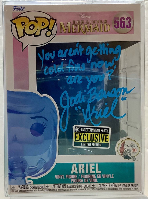 Little Mermaid: Pop Figure - Clear Ariel (Entertain Earth)(Jodi Benson Autograph)