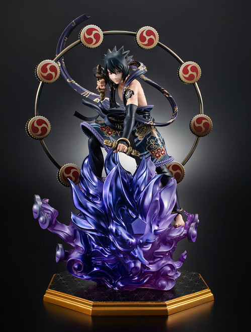 Naruto Shippuden: Non Scale Figure - Sasuke Uchiha Raijin (Thunder God) Precious G.E.M. Series