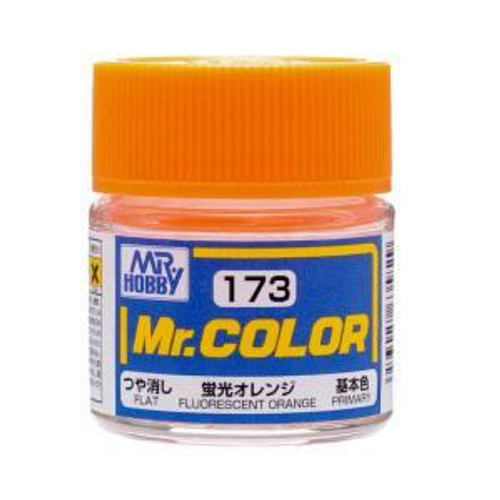 Mr. Hobby: Paint Jar - C173 Mr. Color Fluorescent Orange