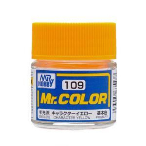 Mr. Hobby: Paint Jar - C109 Mr. Color Semi Gloss Character Yellow