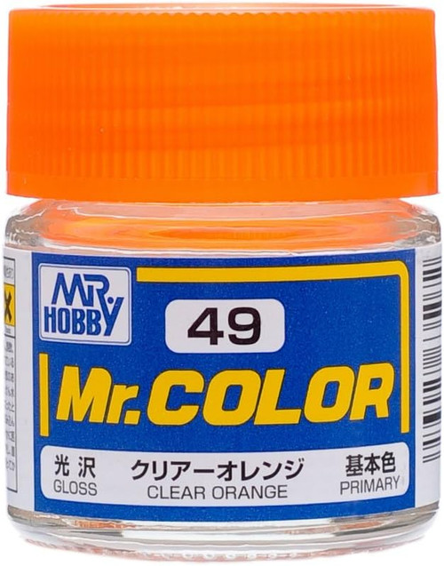 Mr. Hobby: Paint Jar - C49 Mr. Color Clear Orange