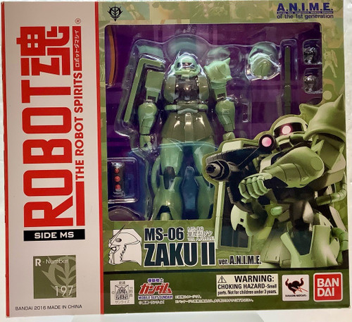 Gundam Mobile Suit: Robot Spirits - Zaku II MS-06 Mass Production Model ver. A.N.I.M.E. Action Figure(105093123)