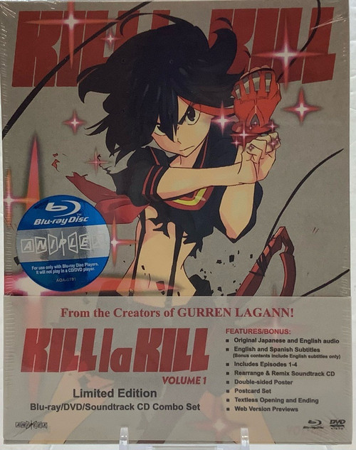 Kill la Kill DVD/Blu-ray 1 (Hyb) Limited Edition + CD(105093742)