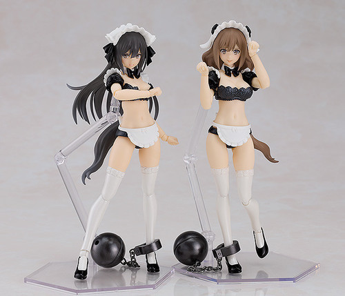 Guilty Princess: PLAMAX Plastic Model Kit - Underwear Body Girl Ran & Jelly: Maid Ver. Set (GP-07)