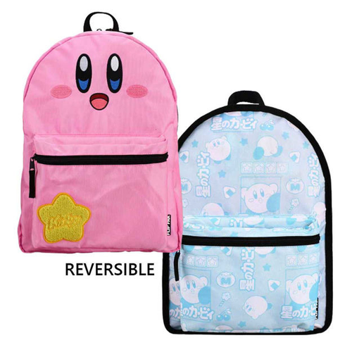 Kirby: Backpack - Kiby Big Face AOP Flip Pak