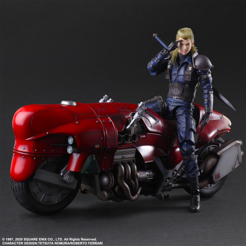 Final Fantasy VII Remake: Play Arts Kai Action Figure - Roche & Motorcycle Set