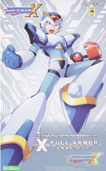 Megaman X: 1/12 Scale Model Kit - Megaman X Full Armor