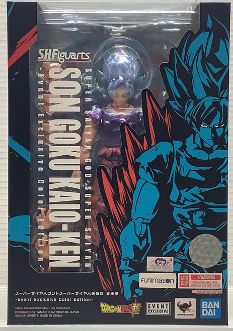 Dragon Ball Super: S.H.Figuarts - Super Saiyan God Super Saiyan Son Goku Kaio-Ken (Event Exclusive Color)