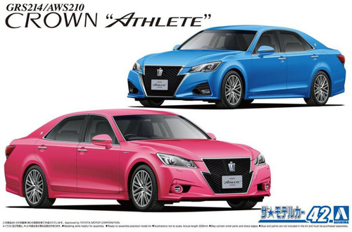 Aoshima: 1/24 Scale Plastic Model Kit -Toyota GRS214 / AWS210 Crown '15 "Athlete"