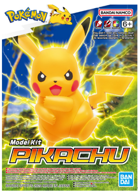 Pokemon: PokePla Plastic Model Kit - Pikachu