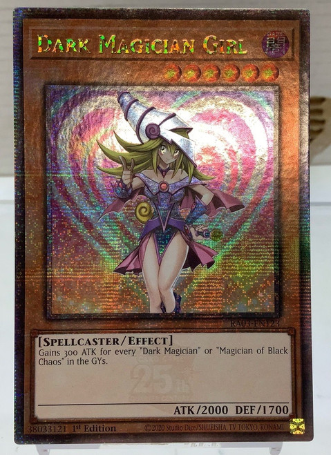 Yugioh: Single - Quarter Century Bonanza - Dark Magician Girl (Quarter Century Secret Rare) (A)(105127732)