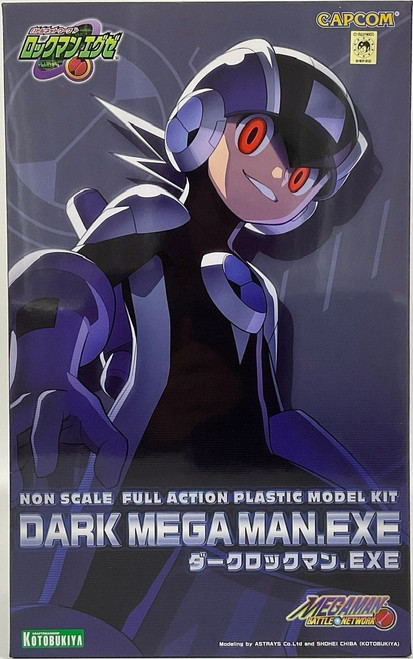 Megaman Battle Network: Non-Scale Full Action Plastic Model Kit - DARK MEGAMAN.EXE / DARK ROCKMAN.EXE