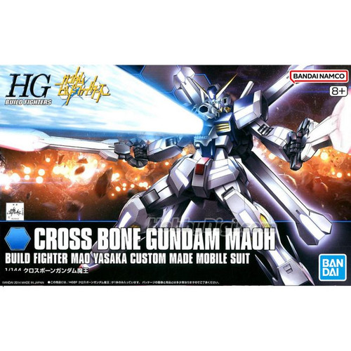 Gundam Build Fighters: HGBF 1/144 Scale Plastic Model Kit - XM-X9999 Gundam Cross Bone Maoh