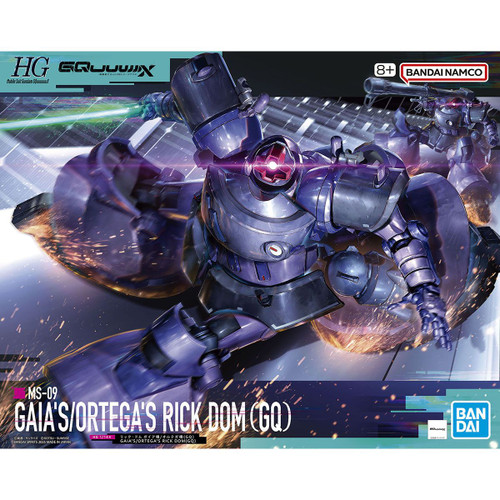 Gundam GQuuuuuuX: HG 1/144 Scale Model Kit - MS-09 Gaia's/Ortega's Rick Dom (GQ)