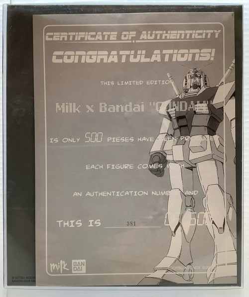 BANDAI × MILK Hong Kong Magazine : Action Figure - RX-78-3 G3 Gundam(105135636)