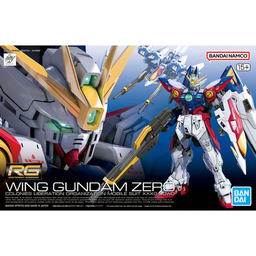Gundam Wing: RG 1/144 Scale Plastic Model Kit - XXXG-00W0 Wing Gundam Zero Gundam Wing: RG 1/144 Scale Plastic Model Kit - XXXG-00W0 Wing Gundam Zero