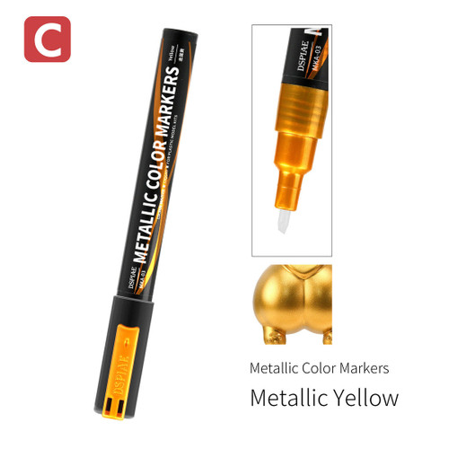 DSPIAE: Colour Master Super Metallic Markers - MKA-10 Golden