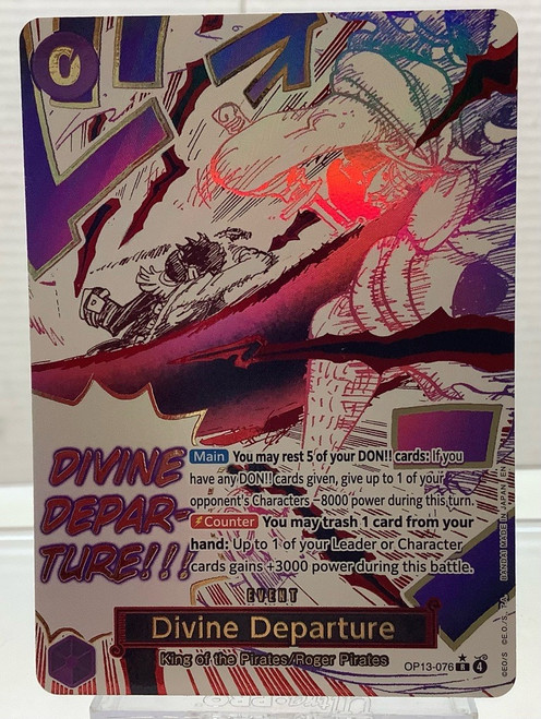 One Piece TCG : Single Card -  Carrying On His Will - Divine Departure (Alternate Art)(105138015)