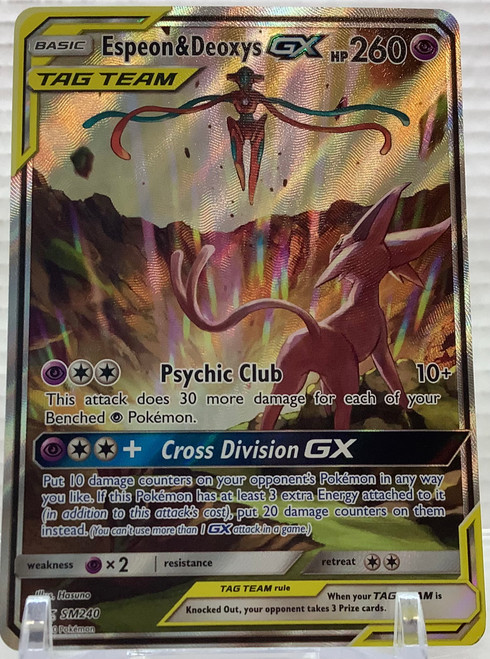 Poekmon TCG: Snigle - SM Promos - Espeon & Deoxys GX(105142624)