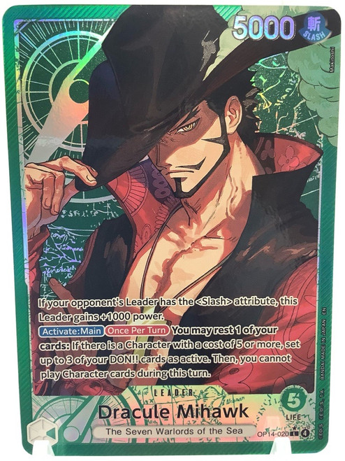 One Piece TCG : Single Card - Azure Sea's Seven - Dracule Mihawk (Alternate Art)(105143506)