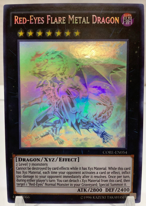 Yu-Gi-Oh!: Single - Clash of Rebellions - Red-Eyes Flare Metal Dragon (Ghost Rare)
