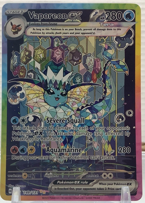 Pokemon: Single Cards - Prismatic Evolutions - Vaporeon ex(105145318)
