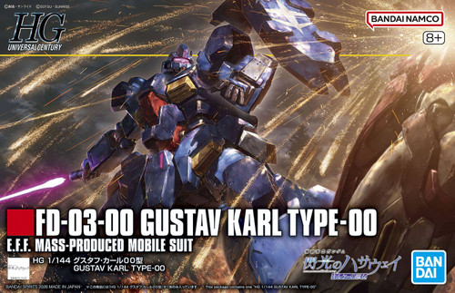 Gundam Hathaway's Flash - The Sorcery of Nymph Circe: HGUC 1/144 Scale Model Kit - FD-03-00 Gustav Karl Type 00