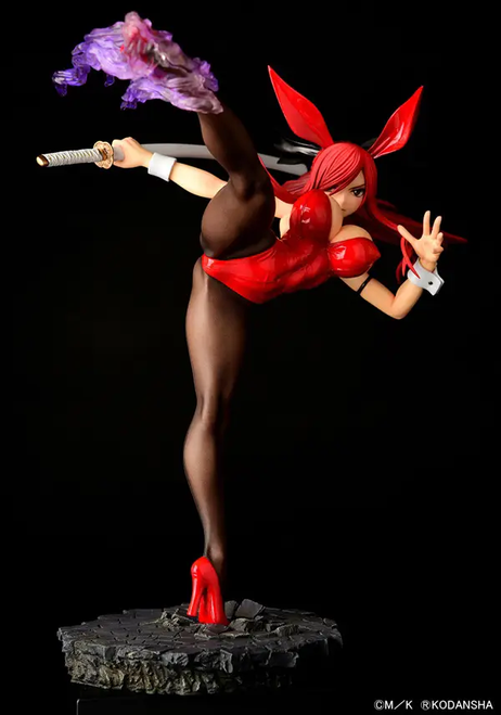 Fairy Tail: 1/6 Scale Figure - Erza Scarlet High Kickver. Crimson Bunny