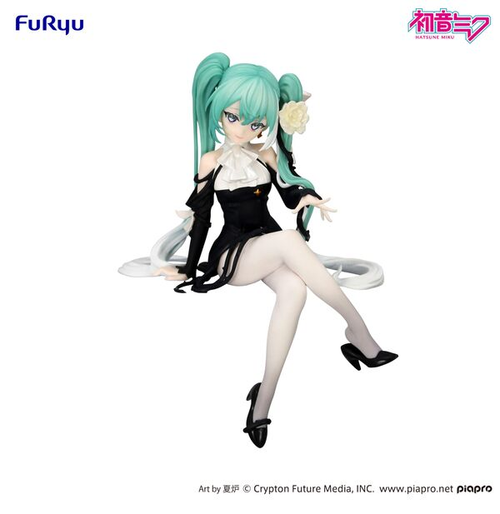 Hatsune Miku: Non Scale Figure - Noodle Stopper Figure Flower Fairy White Rose