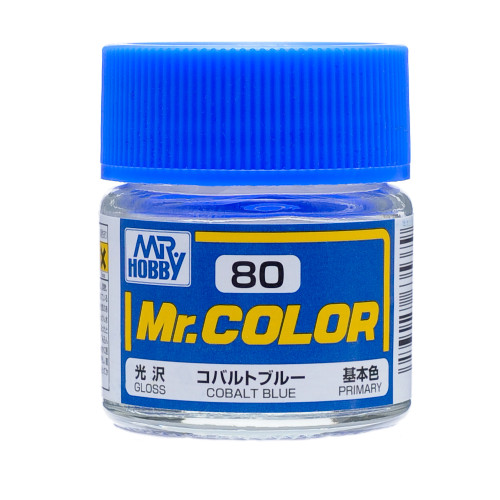 Mr. Hobby: Paint Jar - Mr. Color C80 Cobalt Blue (Semi-Gloss/Primary)