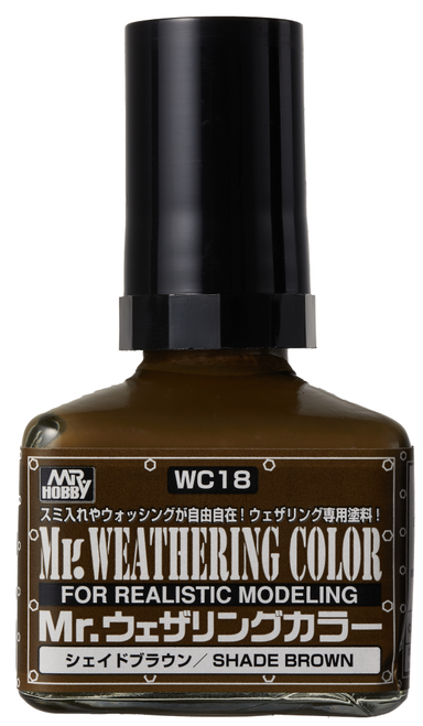 Mr. Hobby: Weathering Paint - Mr. Weathering Shade Brown