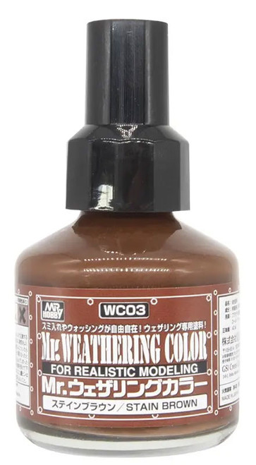 Mr. Hobby: Weathering Paint - Mr. Weathering Stain Brown