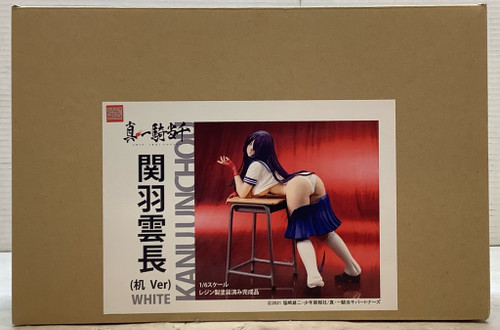 Shin Ikki Tousen : 1/6 Scale Resin Figure - Kanu Unchou Desk Ver. White(105149609)