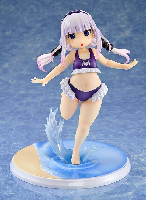 Miss Kobayashi's Dragon Maid Kanna Kamui: 1/6 Scale Figure - Excited to Wear a Swimsuit at Home Ver. (Purple)