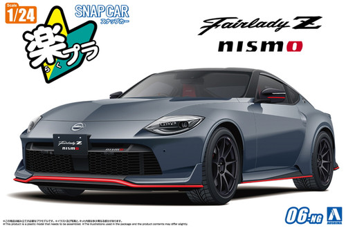 Snap Car: 1/24 Scale Model Kit - 06-NG RZ34 Fairlady Z Nismo 2024 (Stealth Gray)