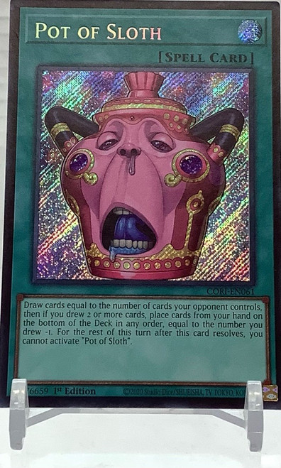 Yu-Gi-Oh!: Single Card - Chaos Origins - Pot of Sloth (Secret Rare)