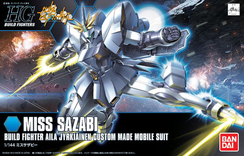 Gundam Build Fighters: HGBF 1/144 Scale Model Kit - Miss Sazabi