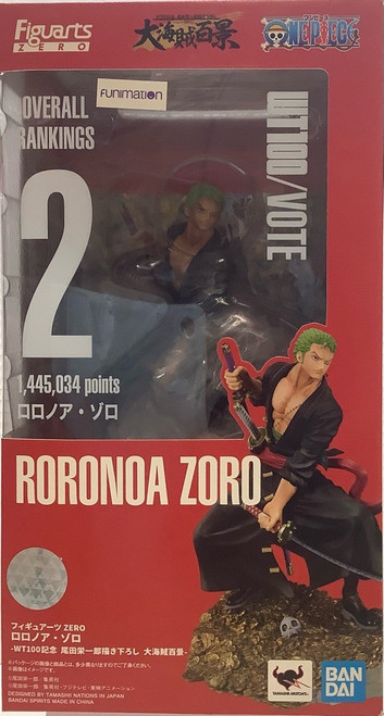 One Piece: Figuarts ZERO - Roronoa Zoro WT100 Commemorative Eichiro Oda Illustraion Daikaizoku Hyakkei