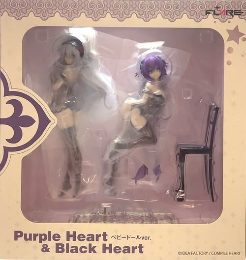 Hyperdimension Neptunia: Flare Non Scale Figure - Purple Heart & Black Heart Babydoll ver.(105154185)