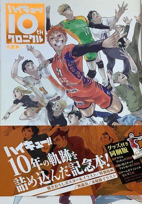 Haikyu!!: Art Book - 10th Chronicle with Acrylic Stand Good Set